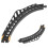 2Pcs Curved Train Track - Grey Plastic Connector For Model Railway 9