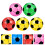 5 Palloni Da Calcio Gonfiabili Per Bambini ( Assortito) 6