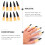 30 Pezzi Unghie Zombie Spaventose Per Halloween 11