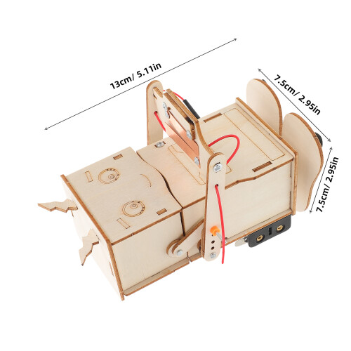 -Monete Robot Stem In Legno Per Bambini 1