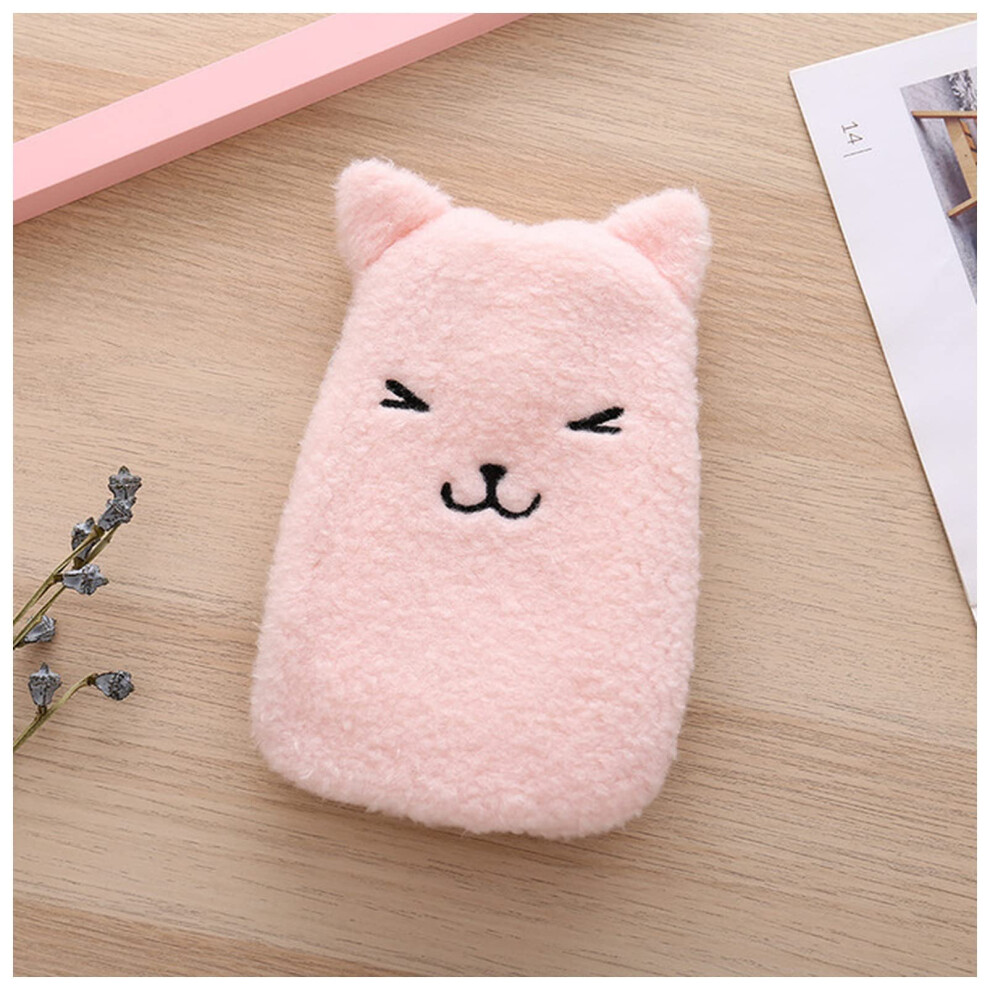 Water Bottle 350ML Winter Portable Hand Warmer Hot Water Bottle With Cartoon Soft Cozy Cover Reusable Kawaii Size 1