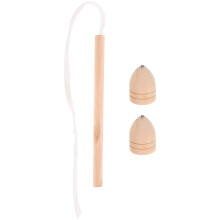 Set Rotante In Legno Con E Frusta
