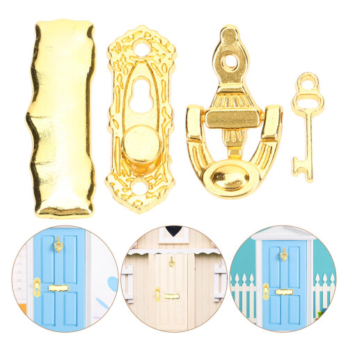 Set Per Casa In Miniatura Con Serratura E Chiave 1