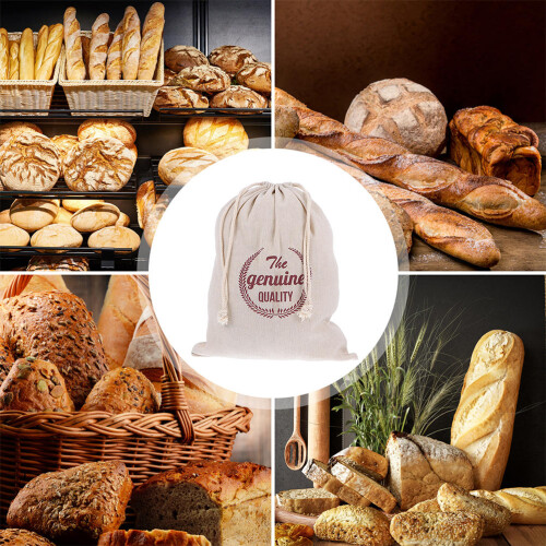 Borsa Per Pane Con Coulisse, Riutilizzabile, 2 Pezzi 2