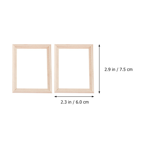 12 In Legno Per Miniatura Decorazione 1