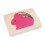 Puzzle In Legno 3D A Forma Coniglio Rosa 1