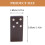Set Domino In Legno Nero 2