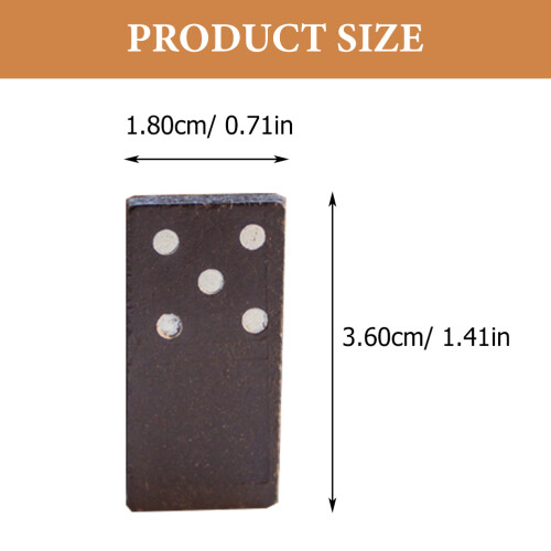 Set Domino In Legno Nero 1