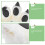 1 Pezzo Guanto Peluche Forma Animale Bianco Per Bambini 9