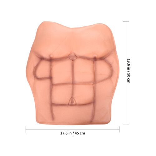 Indumento In Silicone Per Pettorali E Addominali Per Cosplay 1