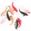 10 Modellini Carpe 1:12 Giocattoli Animali Marini 11
