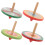 4 Giochi In Legno A Trottola Con Disegni Per Bambini 2