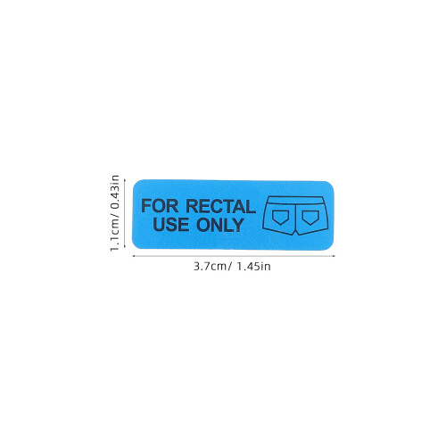 1 Rol Stickers Voor Rectaal Gebruik, Grappige Etikettering 1