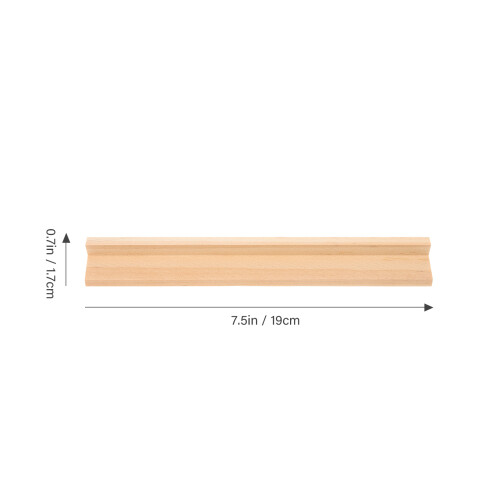 10 19 Cm Houtkleur Engelse Letters Bases Latjes Steunstaanders Diy 1