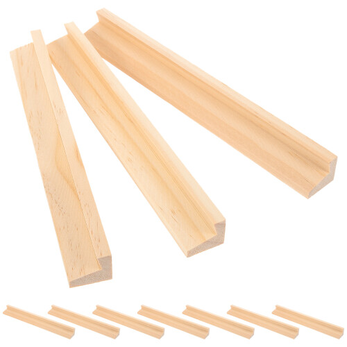 10 19 Cm Houtkleur Engelse Letters Bases Latjes Steunstaanders Diy 2
