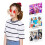 1Paar Exklusive Sternförmige Sonnenbrille Unisex Rot 7