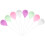 8 Pezzi 1/12 Miniatura Palloncini Decorativi 4