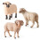 1 Pezzo Animale Realistico Pecora Merino Per Bambini 1