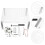 Set Open Air Behuizing DIY Chassis Beugel Open Frame PC 4