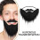 2 Halloween Valse Baard Realistische Lijm 7