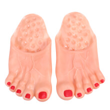 Un Paio Pantofoli Halloween Cosplay Piedi Grandi Per Costume Count