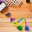 4 Stks Kinder Creatieve Bloemstempel Sponsborstel Diy Hulpmiddelen 5