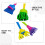 4 Stks Kinder Creatieve Bloemstempel Sponsborstel Diy Hulpmiddelen 8