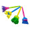 4 Stks Kinder Creatieve Bloemstempel Sponsborstel Diy Hulpmiddelen 10