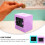 2St Mini Spaarpot Voor Kinderen ABS Plastic Muntjes Opbergbox 7