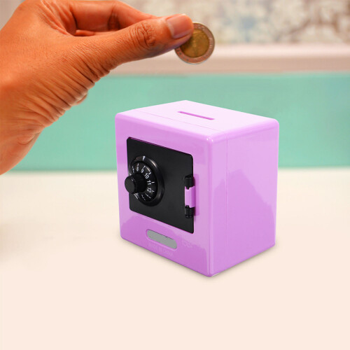 2St Mini Spaarpot Voor Kinderen ABS Plastic Muntjes Opbergbox 2