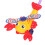 Baby Push En Pull Speelgoed, Cartoon Kreeft Treklang Loop Speelgoed 7