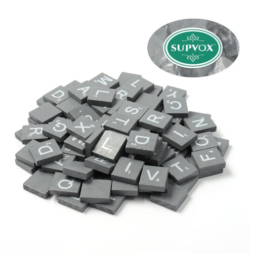100 Stuks Grijze Chippings Geletterdheid Doos 2