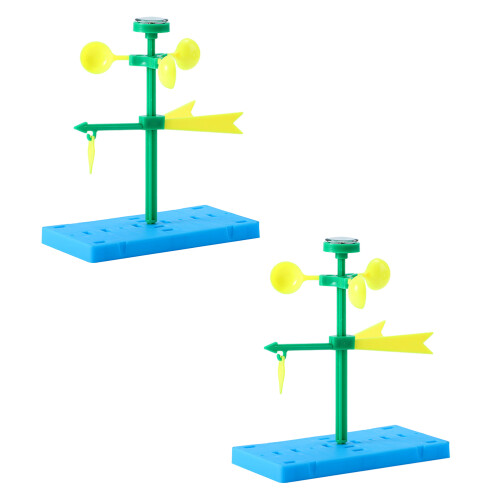 2Sets Kinderen Plastic Windvaan Knutsel- En Leerspel 2