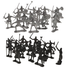 Medieval Soldier Actiepoppen Set 60 Stuks Legermannetjes Ridder
