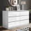 Luxury Life (Gloss White) Carlton 6 Drawer Cabinet Chest 1