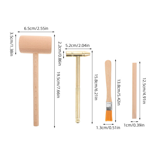 2 Sets Kinderen Archeologische Opgraving Tools Met Borstel 1