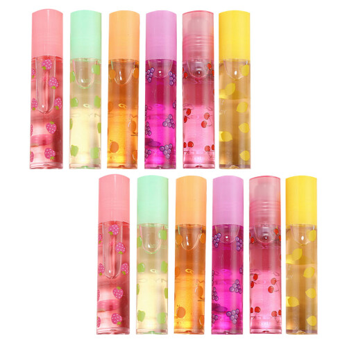 12 Transparante Fruit Lipgloss Hydraterende Kleurloze Lippenstift