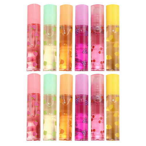 12 Transparante Fruit Lipgloss Hydraterende Kleurloze Lippenstift 1