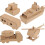 5 St Papieren 3D Puzzels Creatief Helikopter Auto Model Bouwpakket 1