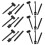 10 Sets Gesteente Ugraving Tools Kit Voor Kinderen 11