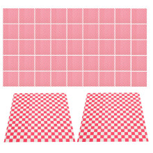 100Pcs Greaseproof Burger Wrapping Sheets For Sandwiches Onigiri
