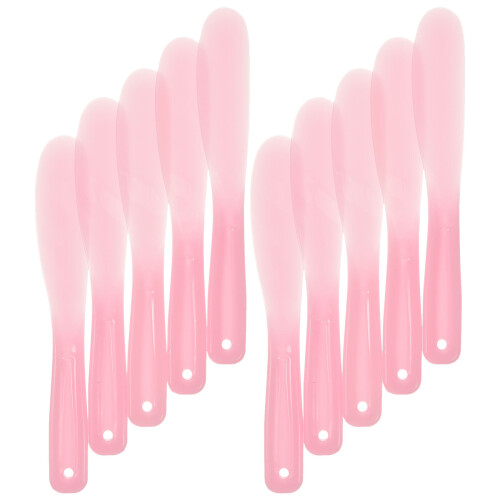 10pcs Masker Stick Tool Stick Grote Silicagel Roze 2