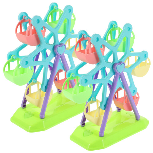 2Sets Plastic Draaimolen Speelgoed Kinderen Educatief Constructie