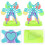 2Sets Plastic Draaimolen Speelgoed Kinderen Educatief Constructie 10