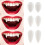 3 Paia Denti Per Halloween Cosplay E Feste 7