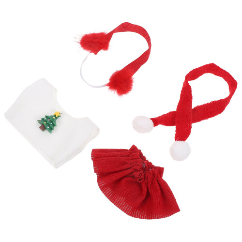 1 Set Kerstpopkleding Compatibel Met Labubu 1 2 3