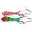 2 Felt Kerststropdas Elf Accessoire Winterfeesten 1