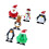 7,5X5 Cm 6 Kerst Speelgoed Wandelend Dieren 8