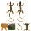 2 Stuks Plastic Simulatie Hagedis Decor Diermodel Sierobject Speelgoed 3