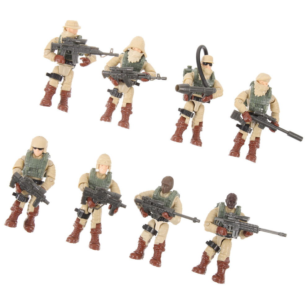 8 Sztuk Miniaturowe Figurki LudkóW Do StołU Piaskowego, ŻOłNierzy-image